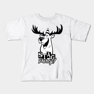 Retro Stag Party Kids T-Shirt